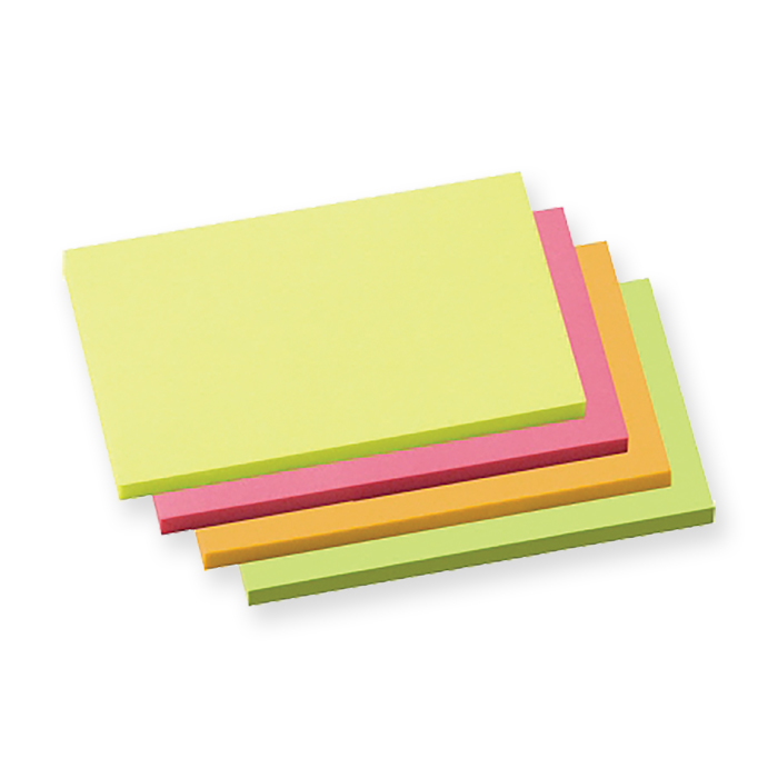 Plain self-stick notes colours