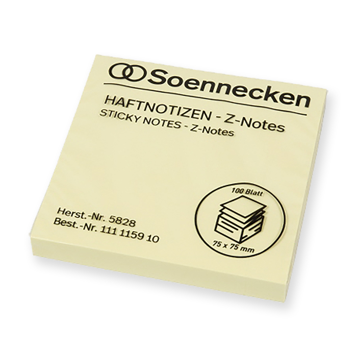 Self-adhesive notes Fan-folded Notes