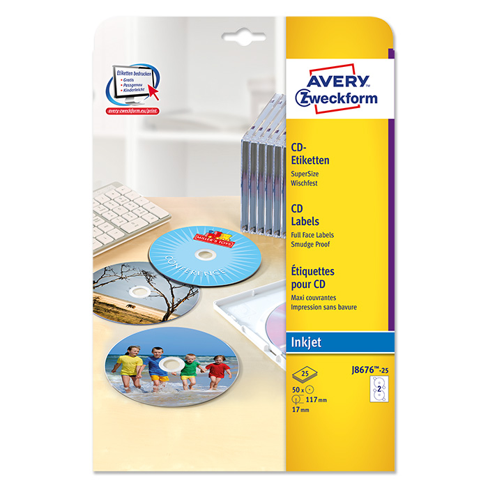 Avery Zweckform CD-Etiketten SuperSize