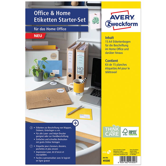Avery Zweckform Universal-Etiketten Office and Home