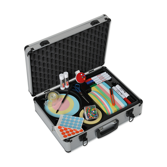 Berec valise de modération avec Cartes autoadhésives valise 43 x 32 x 12 cm