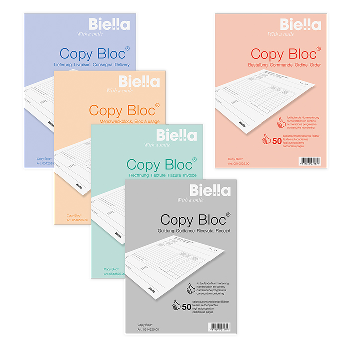 Biella Durchschreibebücher Copy-Bloc