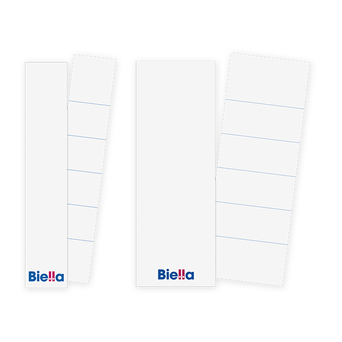 Biella Insertable spine label long