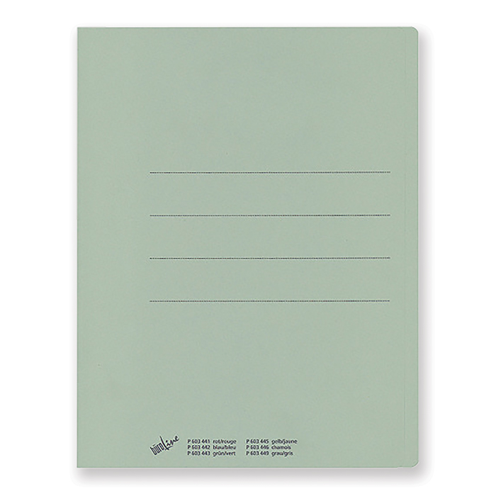 BüroLine Square Cut Folders 240 g/m² green