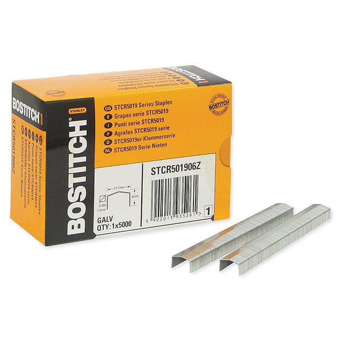 Bostitch Punti per cucitrice STCR 5019 STCR 5019¼, lunghezza 6 mm