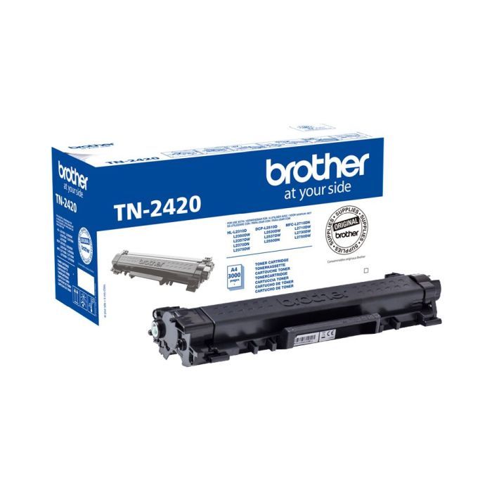 Brother Cartouche toner TN-2410 / 2420 HY noir, 3'000 pages