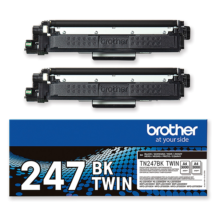 Brother Toner / Drum TN-243 / TN-247 / DR 243 Twin Pack schwarz, 2x 3'000 Seiten