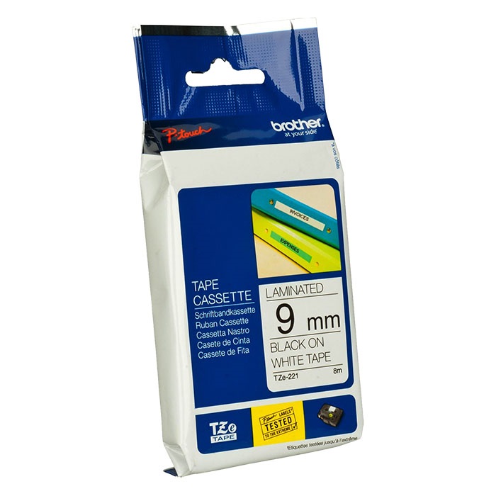 Brother P-Touch Tape Cartridge TZe, laminated, 9 mm
