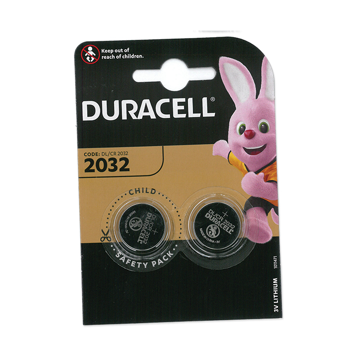 Duracell Lithium CR2032 3 Volt, 2 pièces