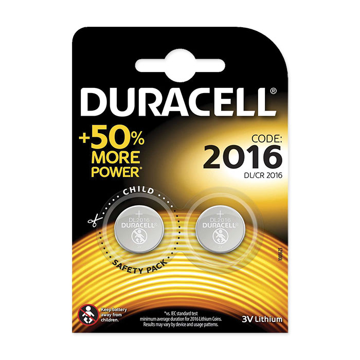 Duracell Lithium CR2016 3 Volt, 1 Stück