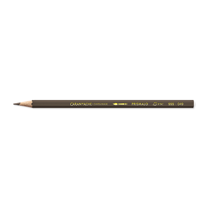 Caran d'Ache Crayons de couleur Prismalo Couleurs séparées terre d'ombre