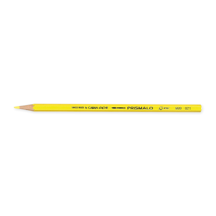 Caran d'Ache Crayons de couleur Prismalo Couleurs séparées jaune de Naples