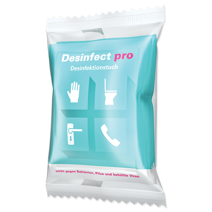 Desinfect Pro Hand and surface disinfection wipes