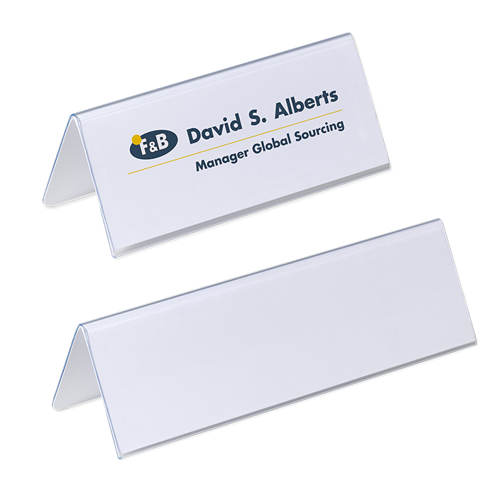 Durable Table name plate stand