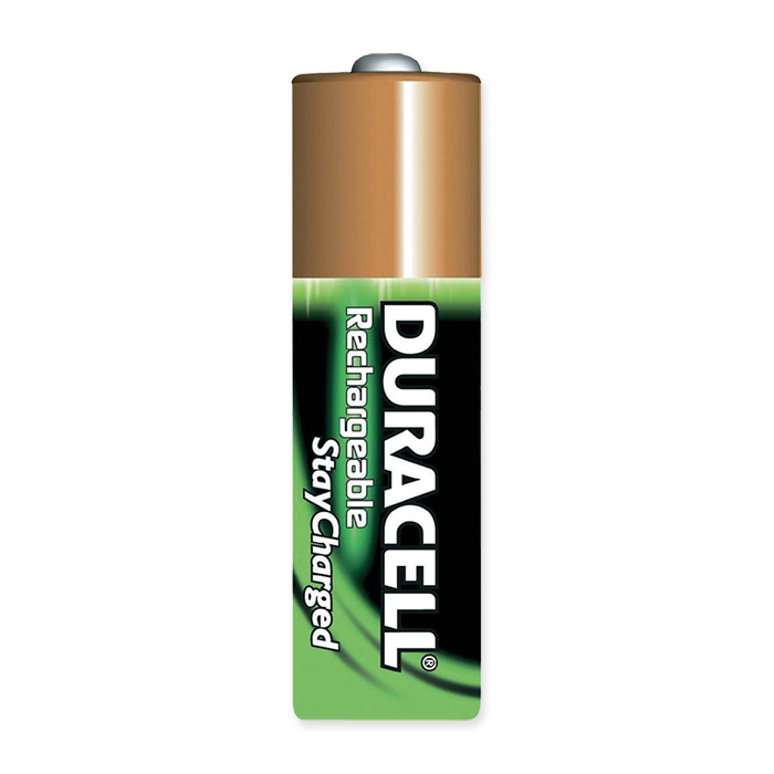 Duracell Rechargeable AA 2500 mAh, 2 pièces