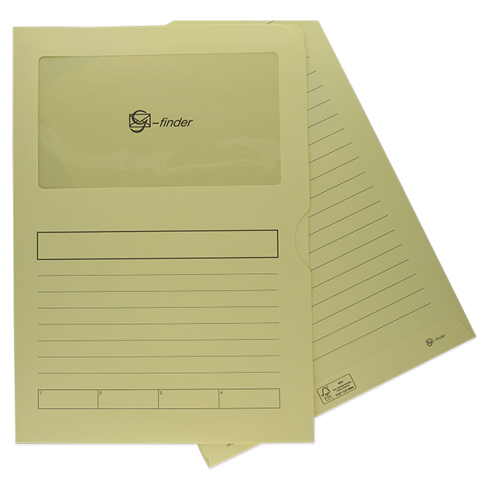 Goessler paper folder G-Finder light yellow