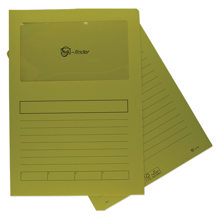 Goessler paper folder G-Finder intensive yellow