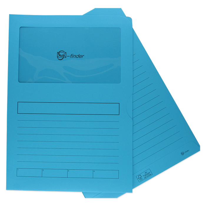 Goessler paper folder G-Finder intense blue