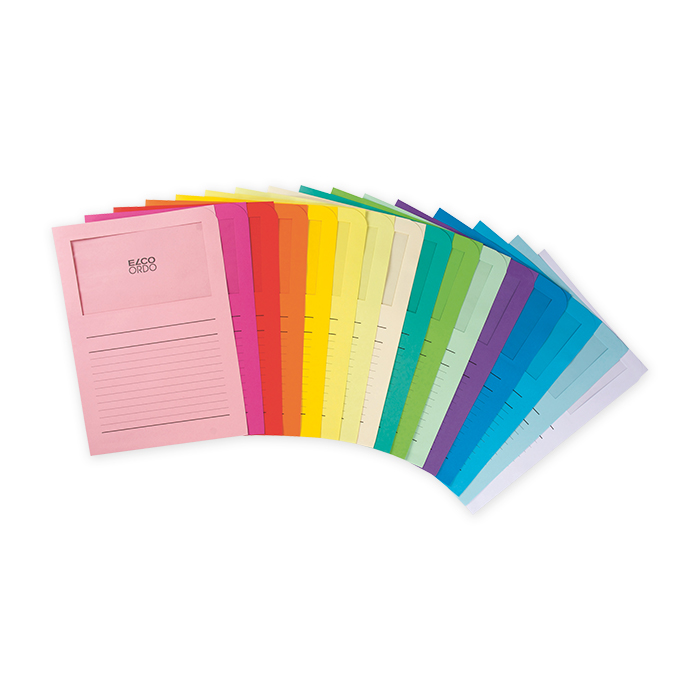Elco Ordo Paper window folder Classico with printed rules