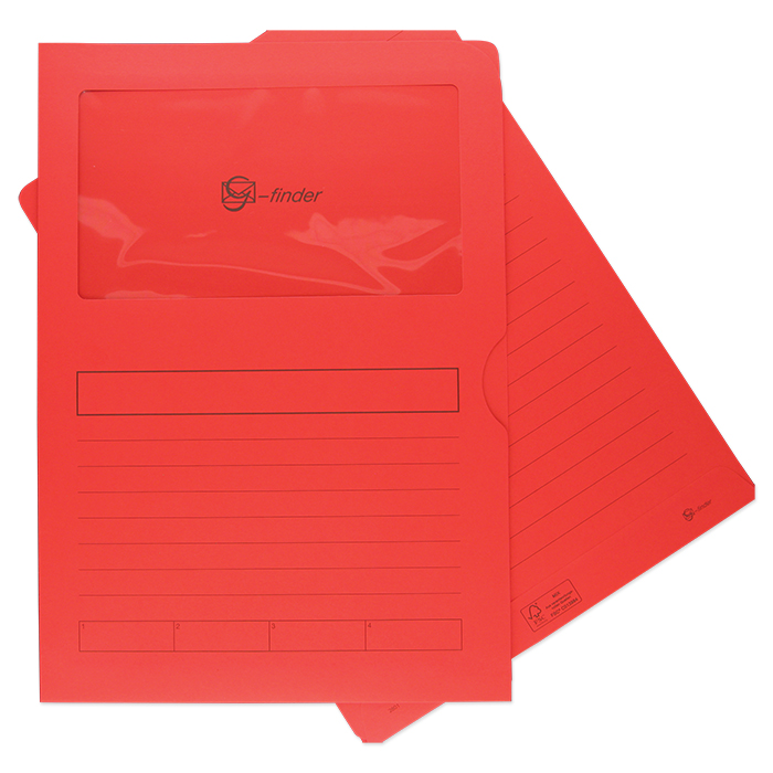 Goessler paper folder G-Finder red intense