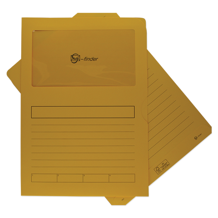 Goessler paper folder G-Finder gold yellow