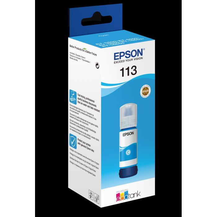 Epson Tintenbehälter 113 cyan, 6'000 Seiten