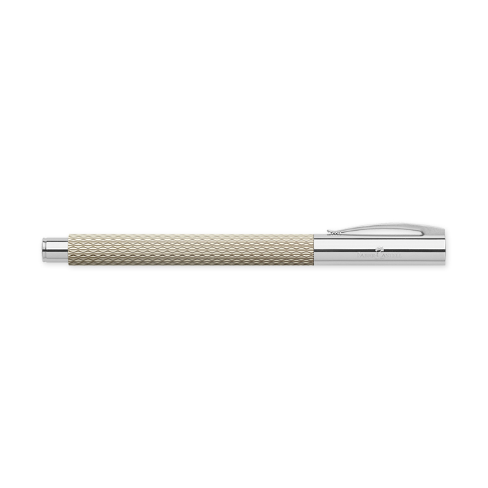 Faber-Castell, penna stilografica Ambition, opaca white sand