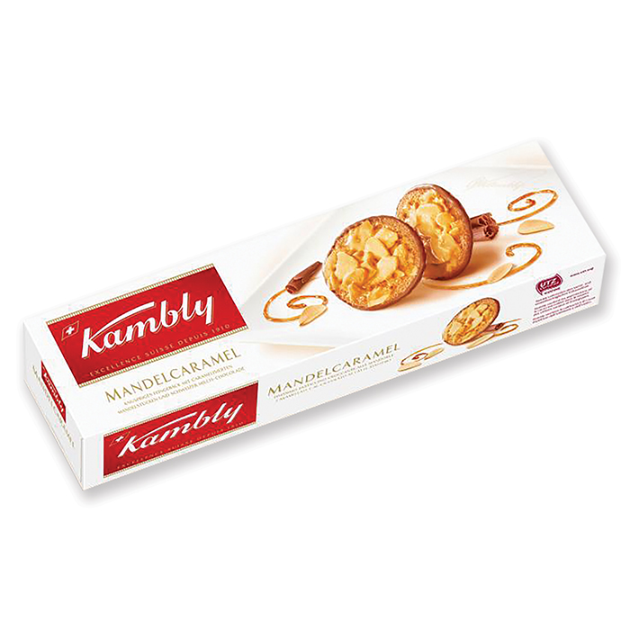 Kambly Biscotti caramello alla mandorla 100 g (14 pezzi)