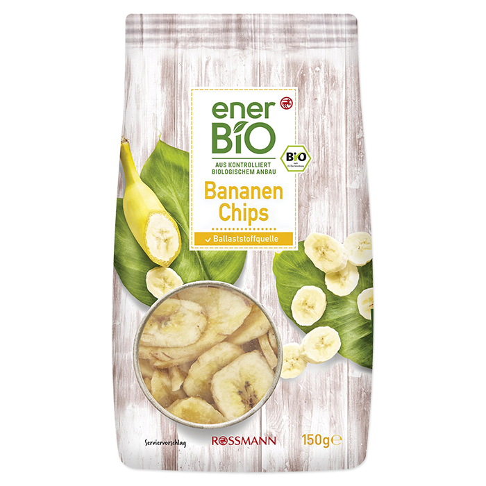 enerBio chips di banana 150 g