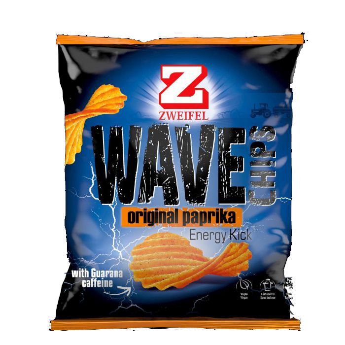 Zweifel Original Wave Energy Paprika Chips 120 g