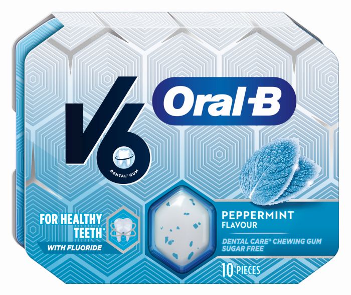 V6 Chewing Gum Oral-B Peppermint 17 g