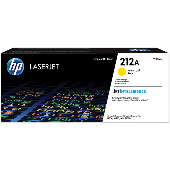 HP Cartouche toner No. 212 yellow, 4500 pages