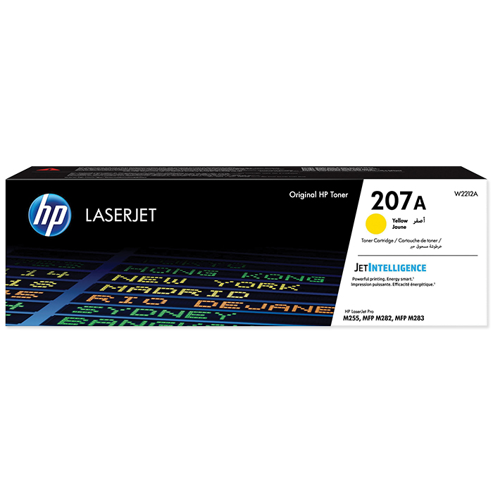 HP Toner cartridge No. 207 yellow, 1250 pages