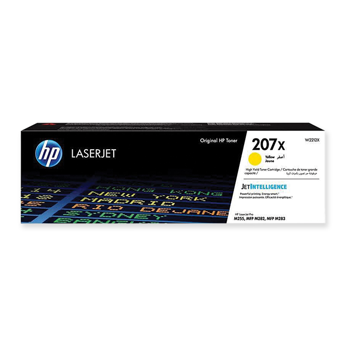 HP Cartouche toner No. 207 yellow, 2450 pages