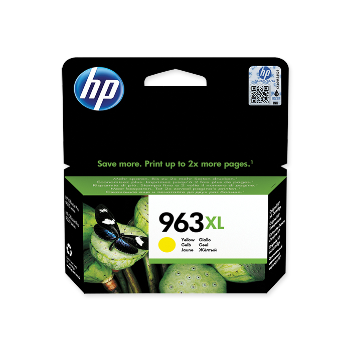 HP Inkjet cartridge No. 963 yellow, 1'600 pages
