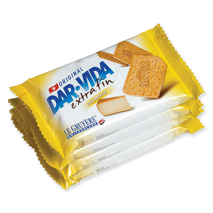 Dar-Vida Crackers Extra Fin Fromage 4 x 46 g