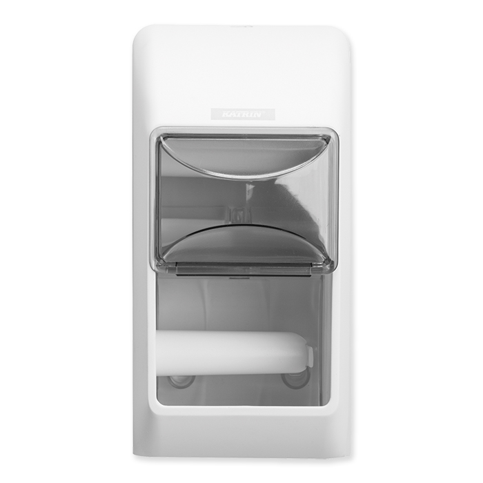 Katrin Inclusive Dispenser per carta igienica per 2 rotoli bianco