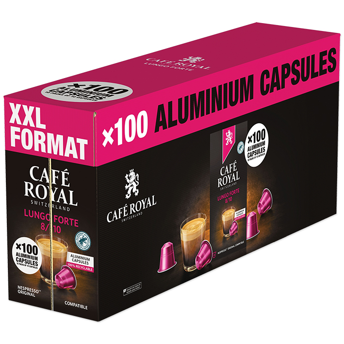 Café Royal Caps Lungo Forte, Promo, pack of 100 capsules