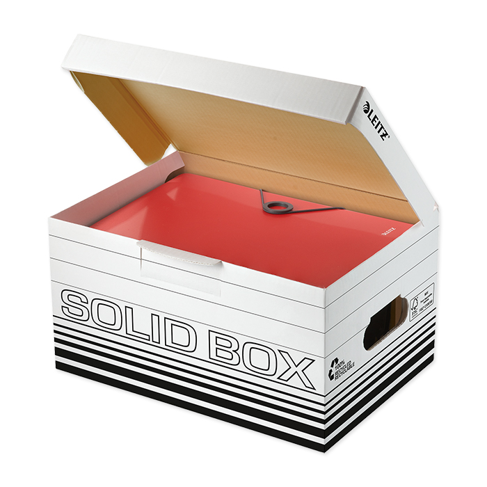 Leitz Solid Box Archiv-Schachtel mit Griff
