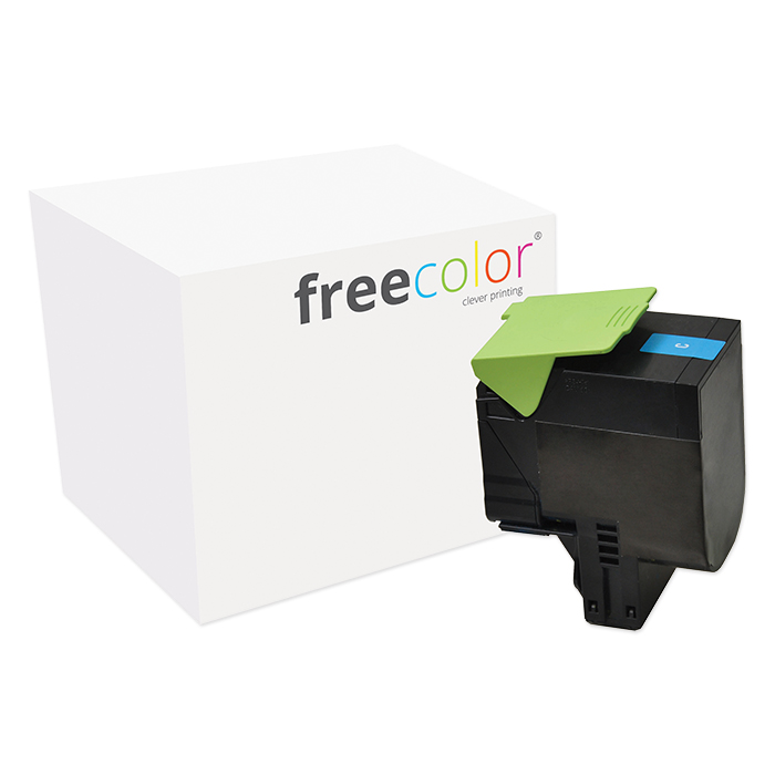 Free Color Toner 70C2H00 cyan, HY 3'000 pages