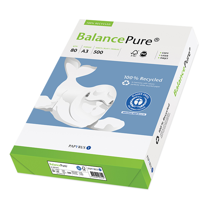 BalancePure Photocopier paper A3, 80 g/m², white