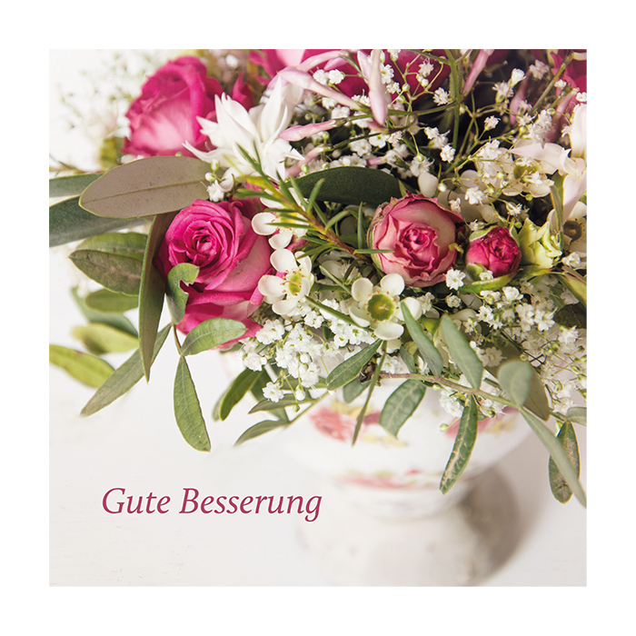 Natur Verlag carte de recouvrement  - Bouquet de fleurs
