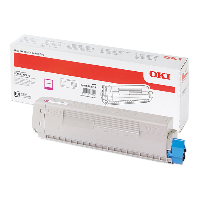 Oki Toner cartridge MC853 / 873 / 883 magenta, 7'300 pages
