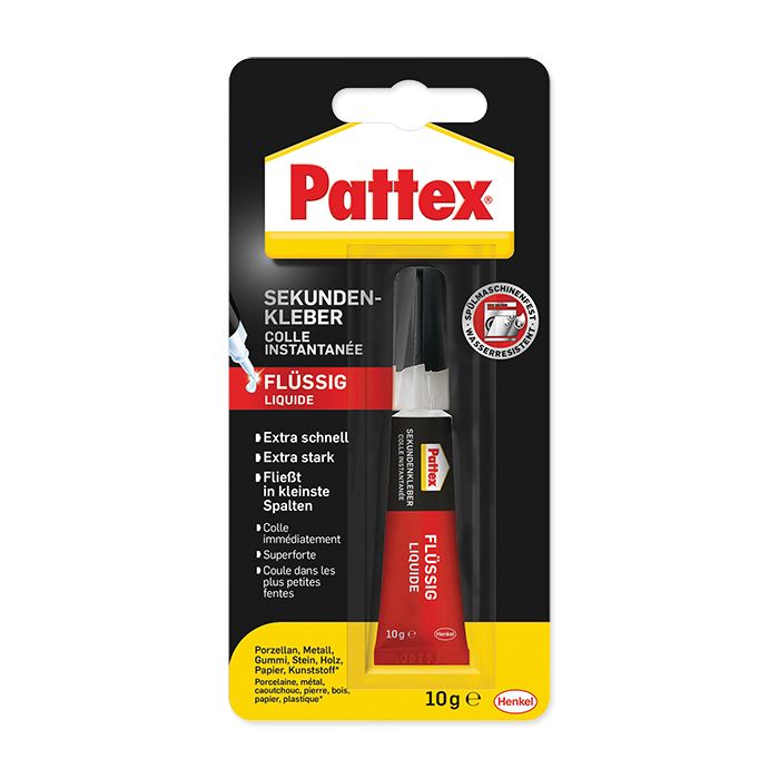 Pattex Colle de contact classic, avec solvant, tube de 125g