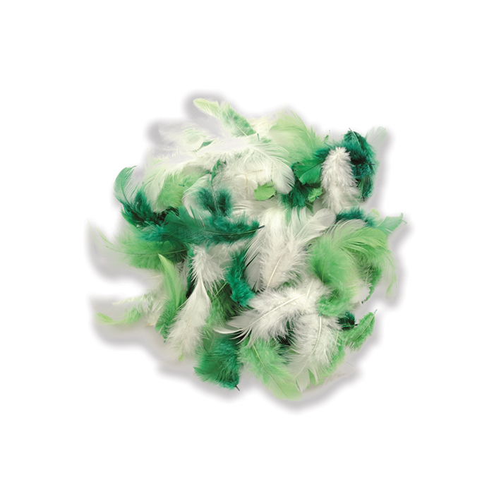 Piume decorative Glorex verde assortiti online bestellen