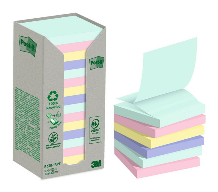 Post-it Foglietti adesivi Recycling colori