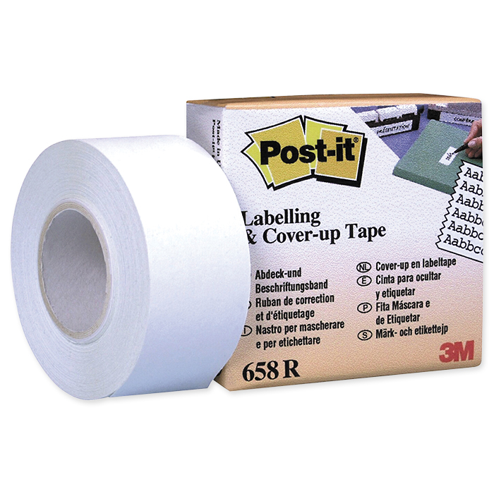 Post-it Labelling and cover-up tape spare rolls Tape width 25 mm