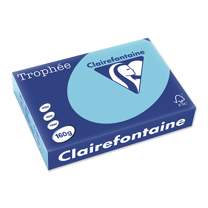 Clairefontaine Trophée Colored Copy FSC A4 160 gm², Dark Blue