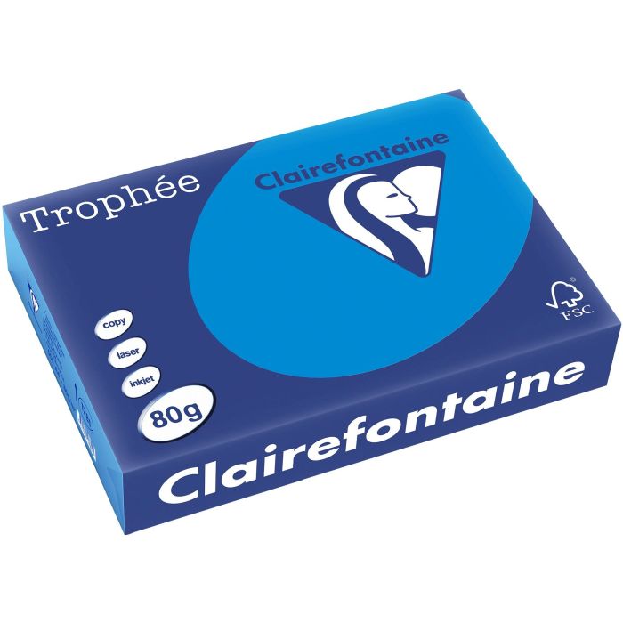 Clairefontaine Trophée Colored Copy FSC A4 Intensive Blue, 80 gm²