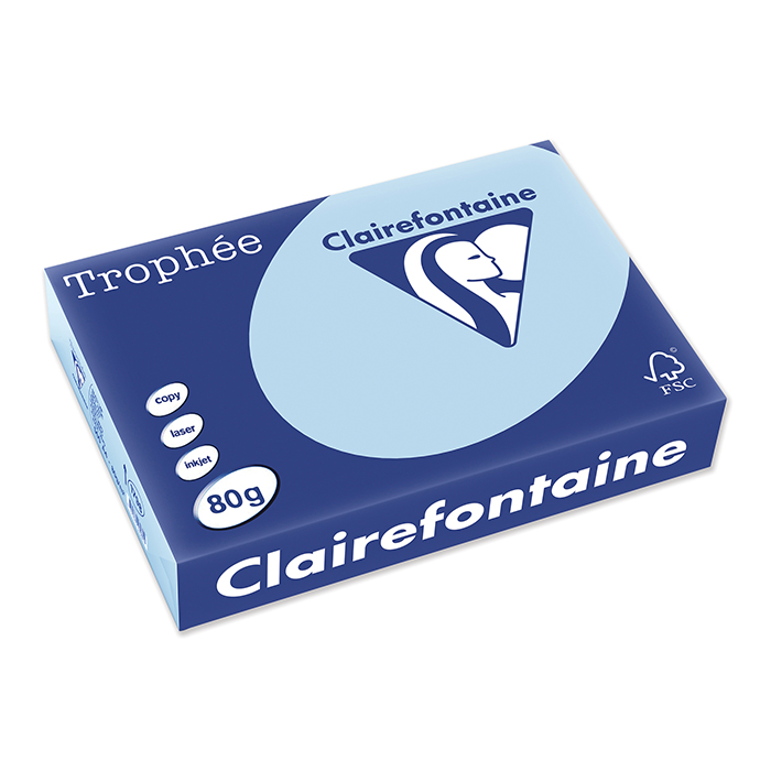 Clairefontaine Trophée Colored Copy FSC A4 blu scuro, 80 g/m²